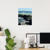 Zee Girt Ocean Poster (Thuiskantoor)