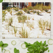 Zee Girt Vuurtoren, New Jersey theedoek (Gevouwen)