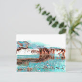 Zee Glacier Briefkaart (Staand voorkant)