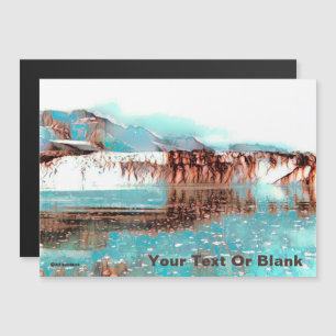 Zee Glacier Magnetische Uitnodiging