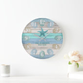 Zee glas en bakhout Nautisch - blauw Blauwgroen Grote Klok (Huis)