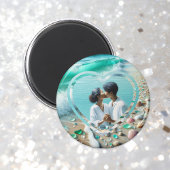  Zee Glas Foto Bruiloft Magneet