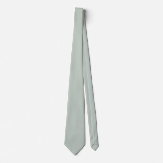 Zee Glas Groen Effen Kleur Stropdas (Voorkant)