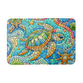 Zee Glas in lood Badmat (Voorkant)