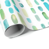 Zee Glas Kerst Pareltjes Cadeaupapier (Rol Hoek)