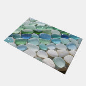 Zee Glas Mozaïek Oceaan Blues Tranquil Deurmat (Schuin)