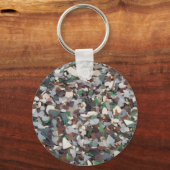 Zee glas op het strand van Glass - Bermuda Sleutelhanger (Voorkant)