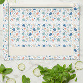 Zee Glas Rustige Kust Keukenhanddoek (Gevouwen)