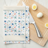 Zee Glas Rustige Kust Keukenhanddoek (Quarter Fold)