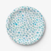 Zee Glas Schilderen Strand Papier Borden Papieren Bordje (Voorkant)