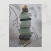 Zee glas Stack Briefkaart (Voorkant)