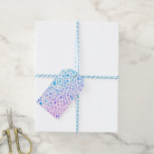 Zee Glas Strand Patroon Gift Labels Cadeaulabel (Met Touw)