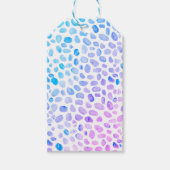 Zee Glas Strand Patroon Gift Labels Cadeaulabel (Voorkant)