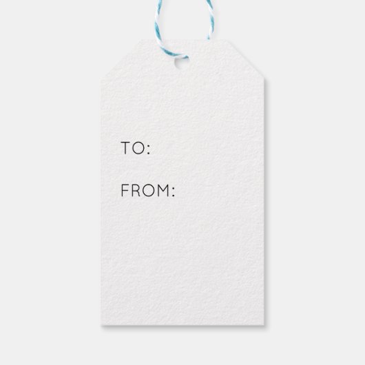 Zee Glas Strand Patroon Gift Labels Cadeaulabel (Achterkant)