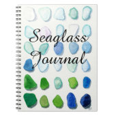 Zee glas, strandglas notitieboek Journal (Voorkant)
