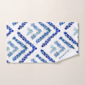Zee glas - Treeometric - blauw Bad Handdoek (Handdoek)