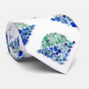 Zee glas - Zonnezuur Stropdas