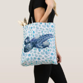 Zee Glass Beach Kust Zee Schildpad Tote Bag (Dichtbij)