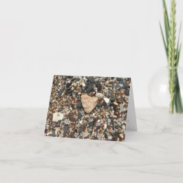 zee Glass Beach Notecard (liefde is overal) Kaart