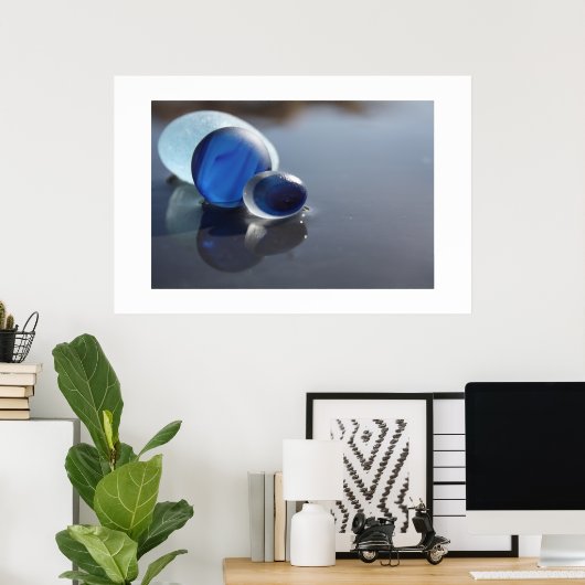 Zee Glass Blues Poster (Thuiskantoor)