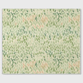 Zee Glass Gift Wrap in Groenen en Ambers Cadeaupapier (Vlak)