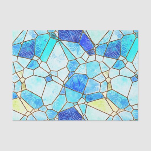 Zee Glass Glas in lood Tissuepapier (Voorkant)