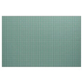 Zee Glass Green en White - Tile Pattern herhalen Stof (Yard (91,4 cm))