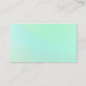 Zee Glass Green Home Gezondheidszorg Kaarten Visitekaartje (Achterkant)