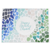 Zee Glass Happy Birthday Gift Bag Groot Cadeauzakje (Voorkant)