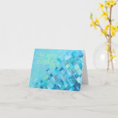 Zee Glass Impressions Verjaardag Kaart (Gele Bloem)