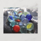 Zee Glass Marbles Briefkaart (Voorkant)
