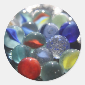 Zee Glass Marbles Ronde Sticker