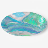 Zee Glass Marmer Papieren Bordje (Gekanteld)