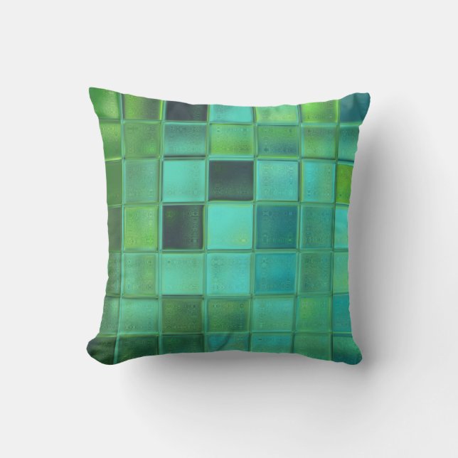 Zee Glass Mosaic Pillow home decor gift Kussen (Voorkant)