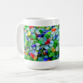 Zee Glass Mural Koffiemok (Voorkant links)