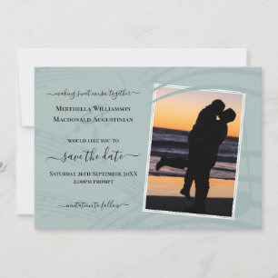 Zee Glass Muzieknoten Foto Weddenschap Save the Da Date