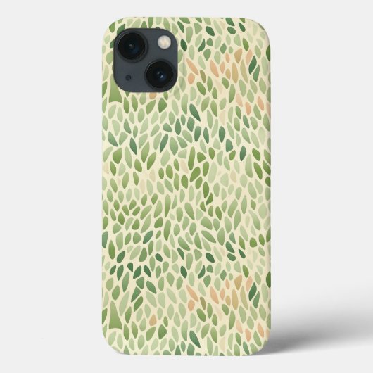 Zee Glass op Sand Abstracte iPhone Case (Achterkant)