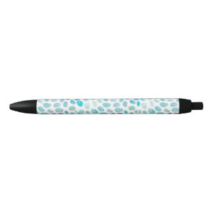 Zee Glass Painting Texture Pattern Beach Zwarte Inkt Pen