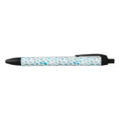 Zee Glass Painting Texture Pattern Beach Zwarte Inkt Pen (Bovenkant)