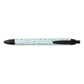Zee Glass Painting Texture Pattern Beach Zwarte Inkt Pen (Achterkant)