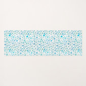 Zee Glass Pattern Coastal Yoga Mat (Achterkant (horizontaal))