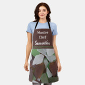 Zee Glass Photo Ocean Treasures Master Chef Schort (Gedragen)