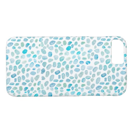 Zee Glass Print Pattern Hoesje-Mate iPhone Case (Achterkant (Horizontaal))
