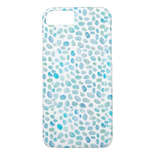 Zee Glass Print Pattern Hoesje-Mate iPhone Case (Achterkant)