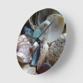 Zee Glass Shell verzameld Ronde Klok (Hoek)