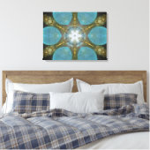 Zee Glass Spa Mandala Canvas (Insitu (Slaapkamer))