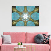 Zee Glass Spa Mandala Canvas Afdruk (Insitu (Woonkamer))