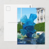 Zee Glass Statue Briefkaart (Voorkant / Achterkant)