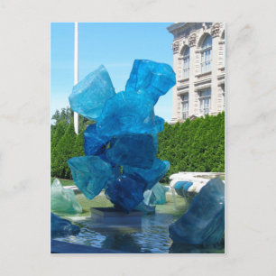 Zee Glass Statue Briefkaart