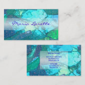 ZEE GLASS Travel Agent Ocean Visitekaartje (Voorkant / Achterkant)